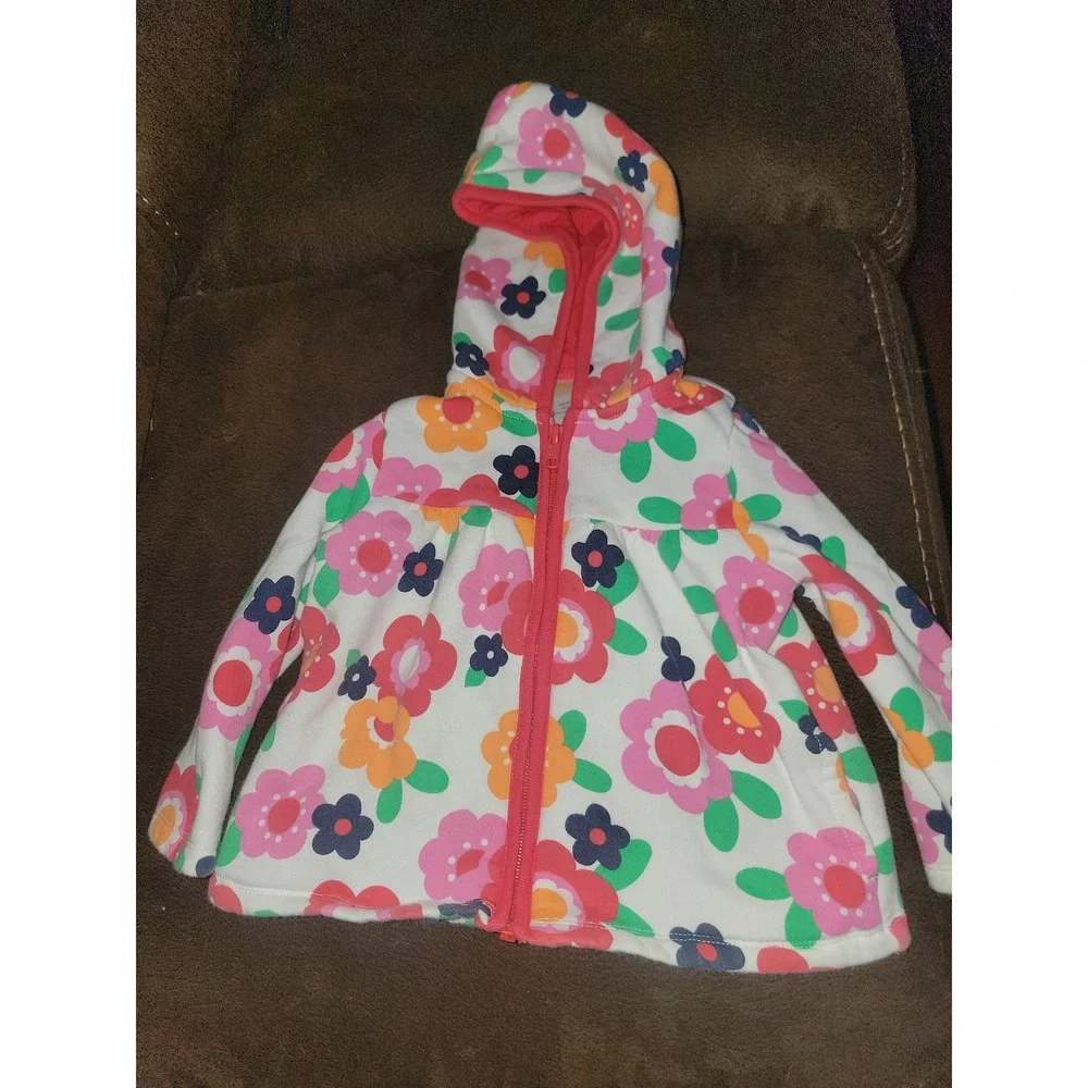 Gymboree smart little lady sweatshirt floral size 12 24 months‎